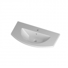 Вбудована консольна раковина Disegno Ceramica Fonte 90 (FO09000101), колір білий