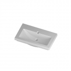 Подвесная/встраиваемая раковина Disegno Ceramica Light 90 (LH09050101), цвет белый