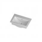 Подвесная/встраиваемая раковина Disegno Ceramica Mini Light 60 (ML06040101), цвет белый