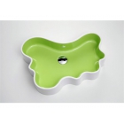 Раковина на столешницу Disegno Ceramica Splash Mini (SH05741001), двухцветная