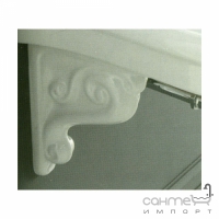 Настінний керамічний тримач для умивальника Disegno Ceramica Paolina (PA020000001), колір білий