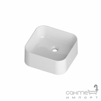 Раковина прямоугольная на столешницу Disegno Ceramica Slim 40 (SL04038001), цвет белый