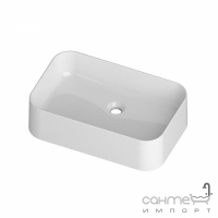 Раковина прямокутна на стільницю Disegno Ceramica Slim 60 (SL06038001), колір білий
