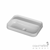 Встраиваемая прямоугольная раковина Disegno Ceramica Slim 60 (SL06000101), цвет белый