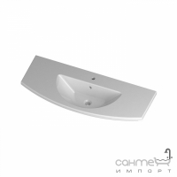 Встраиваемая консольная раковина Disegno Ceramica Fonte 120 (FO12000101), цвет белый