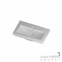 Подвесная/встраиваемая раковина Disegno Ceramica Light 90 (LH09050101), цвет белый