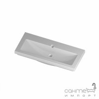 Подвесная/встраиваемая раковина Disegno Ceramica Light 120 (LH12050101), цвет белый