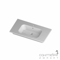 Консольная раковина Disegno Ceramica Qubo Square 51 (QS09651101), цвет белый