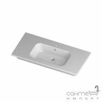 Консольная раковина Disegno Ceramica Qubo Square 51 (QS10651101), цвет белый