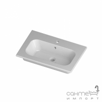 Консольная раковина Disegno Ceramica Qubo Square 46 (QS07146101), цвет белый