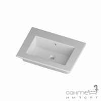 Встраиваемая раковина Disegno Ceramica Qubo Frame (FR07151101), цвет белый