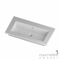 Встраиваемая раковина Disegno Ceramica Qubo Frame (FR09651101), цвет белый