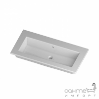 Вбудована раковина Disegno Ceramica Qubo Frame (FR10651101), колір білий