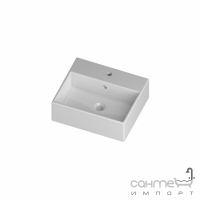 Раковина прямоугольная на столешницу Disegno Ceramica Box 42 (BX04236101), цвет белый