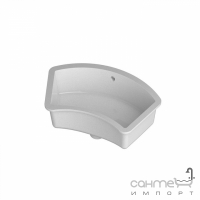 Раковина під стільницю Disegno Ceramica Smile 60 (SM06341001), колір білий