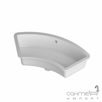 Раковина під стільницю Disegno Ceramica Smile 80 (SM08342001), колір білий