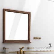 Зеркало для ванной комнаты Ваша Мебель Мрамор 70 коричневый
