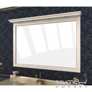 Зеркало для ванной комнаты Ваша Мебель Мрамор 150 бежевый