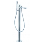 Підлоговий змішувач для ванни з душовим комплектом Kludi E2 495900575 хром