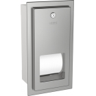 Двойной держатель туалетной бумаги со шпинделем Franke Rodan RODX672E (7612210067235), скрытый монтаж