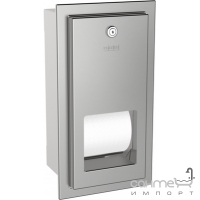 Подвійний тримач туалетного паперу зі шпинделем Franke Rodan RODX672E (7612210067235), прихований монтаж