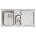 Кухонна мийка, врізний стандартний монтаж Reginox President LEFT (лівостороння) Нержавіюча Сталь