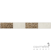 Плитка для підлоги фриз Zeus Ceramica CEMENTO Copper Bianco MFXF13