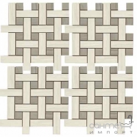 Плитка для підлоги мозаїка Zeus Ceramica MARMO ACERO BIANCO MMCXMA18