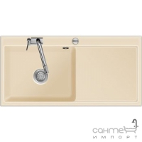 Керамічна кухонна мийка SystemCeram Mera 100SL FL (лівостороння) спеціальні кольори