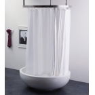 Шторка для ванны, текстиль Flaminia Fontana FNTD белая