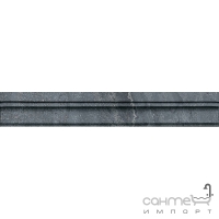 Плитка настенная фриз Kerama Marazzi Багет Виндзор темный обрезной BLC003R