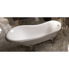 Отдельностоящая ванна Flaminia Evergreen EG170 белая, фурнитура хром