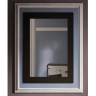 Зеркало прямоугольное реверсное Flaminia Evergreen EG80S в матовой черной (белой) раме