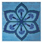 Плитка декор Serra Seramik SPECTRA KARANFIL DECOR BLUE GLOSSY 20x20
