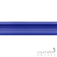 Плитка настенная бордюр Kerama Marazzi Английский Делфт Багет синий BLB005