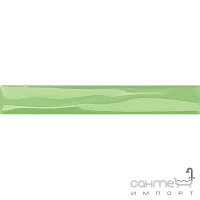 Плитка бордюр Kerama Marazzi Оранжерея Олівець хвиля зелений 403
