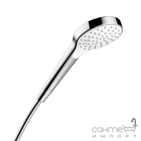 Ручной душ версия EcoSmart Hansgrohe Croma Select S 1jet 2680*400 белый/хром