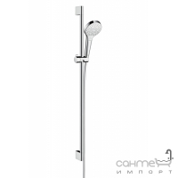 Душовий комплект версія EcoSmart Hansgrohe Croma Select S Multi Shower Set 0.90 m 26571400 білий/хром