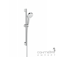 Душевой комплект версия EcoSmart Hansgrohe Croma Select S Vario Shower Set 0.65 m 26563400 белый/хром