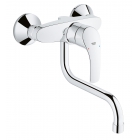 Смеситель для мойки настенного монтажа, низкий излив GROHE Eurosmart New 31391002 Хром