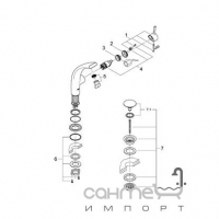 Смеситель однорычажный для раковины GROHE Ondus 32125000