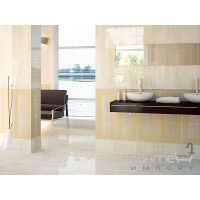 Плитка APE CERAMICA Бордюр MOLDURA GENEVE BONE 