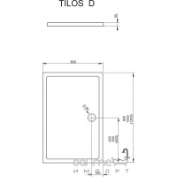 Душовий піддон Radaway Tilos D 100x80 (4K18030-03-03)