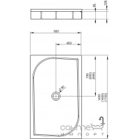 Панель к поддону Radaway Paros D 1600 правая (MOD8016-03-1R)