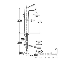 Смеситель для раковины серия Touch ROCA 5A3447C00