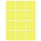 Плитка Kerama Marazzi Конфетти желтый, полотно 30х40, 1233