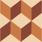 Плитка Kerama Marazzi 1527 Ливерпуль геометрия коричневый 201
