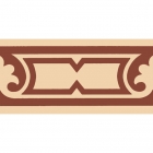 Плитка Kerama Marazzi 15302 Бордюр Ліверпуль коричневий