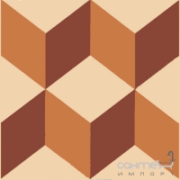 Плитка Kerama Marazzi 1527 Ливерпуль геометрия коричневый 201