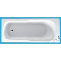 Прямоугольная акриловая ванна Artemis Флора 160x70